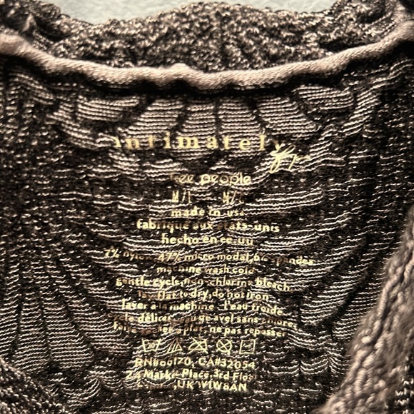 Free people love letter cami - NWT - m/l - Picture 3 of 4